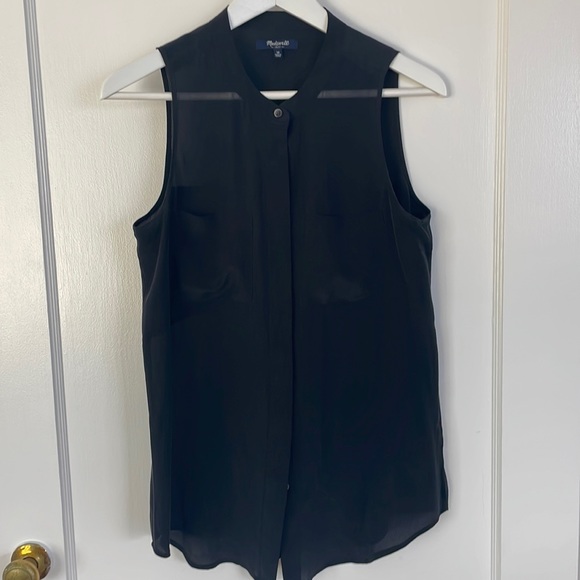 Madewell Silk Cargo Tank Top - Picture 3 of 9